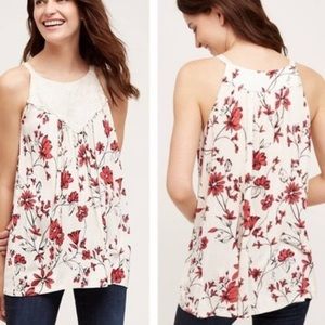 Anthropologie One September Nuria Swing Tank Pink XS